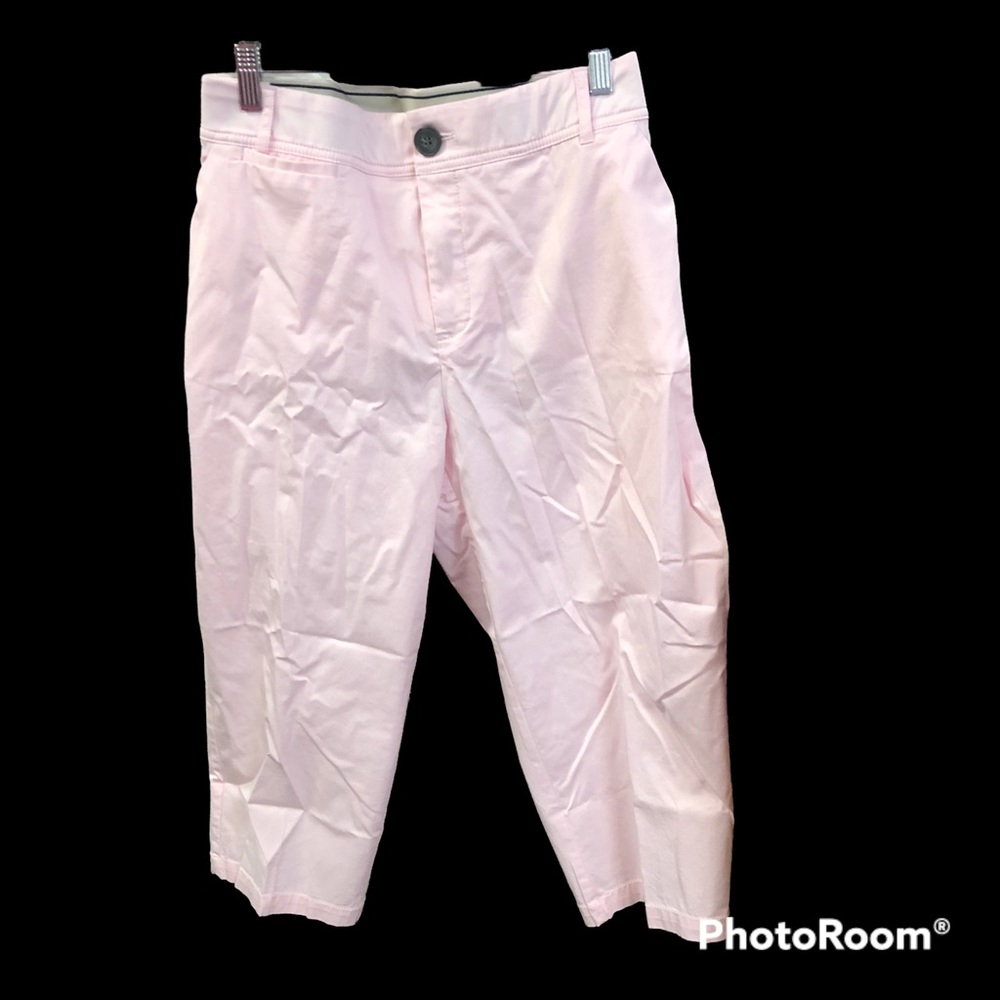 Cjbanks plus size light pink signature comfort capris